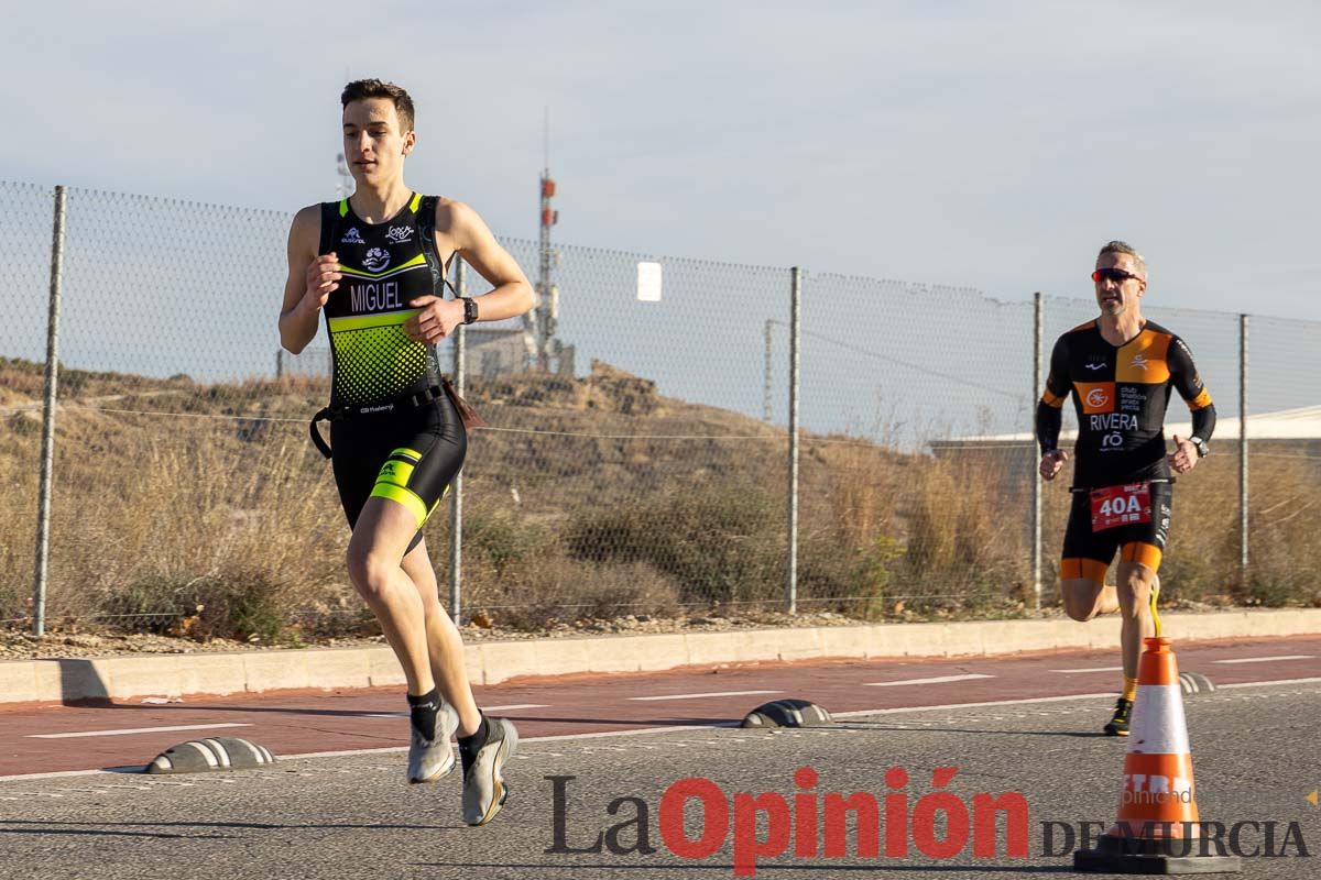 Campeonato Regional de Duatlón por relevos Súper Sprint en Calasparra (carrera a pie)