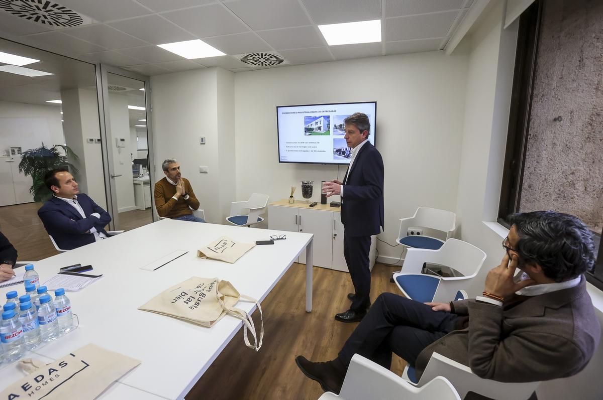 La presentación del nuevo proyecto de la promotora Aedas en Alicante.