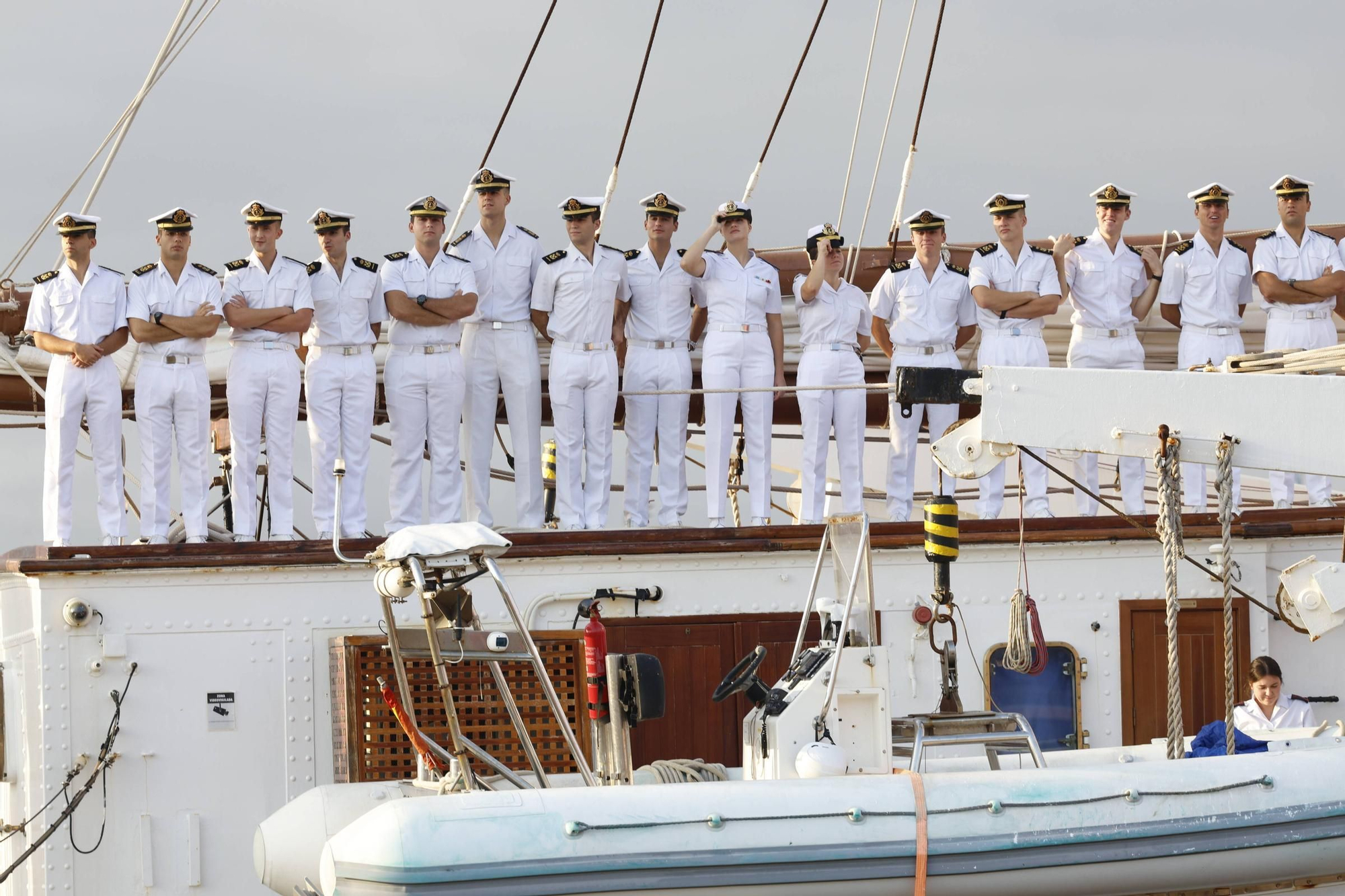EN IMÁGENES: Así fue la llegada de la Princesa Leonor a Gijón en "Elcano"