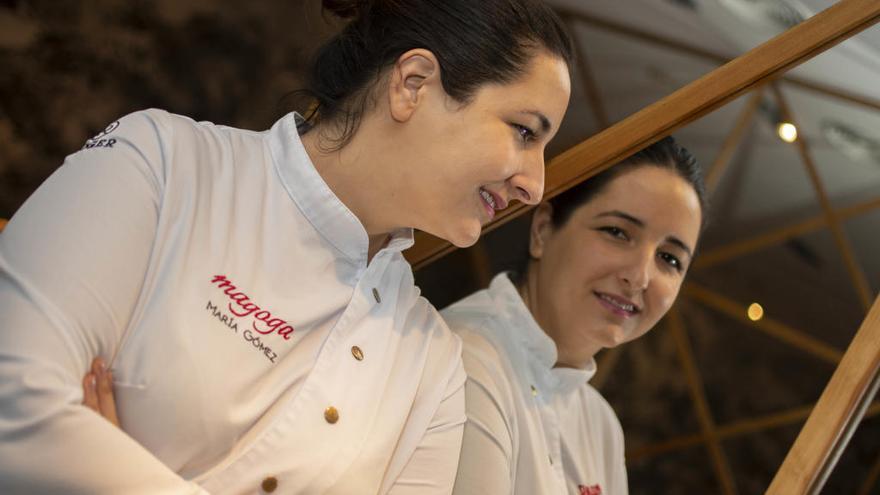 María Gomez, chef de Magoga, en un rincón del restaurante.