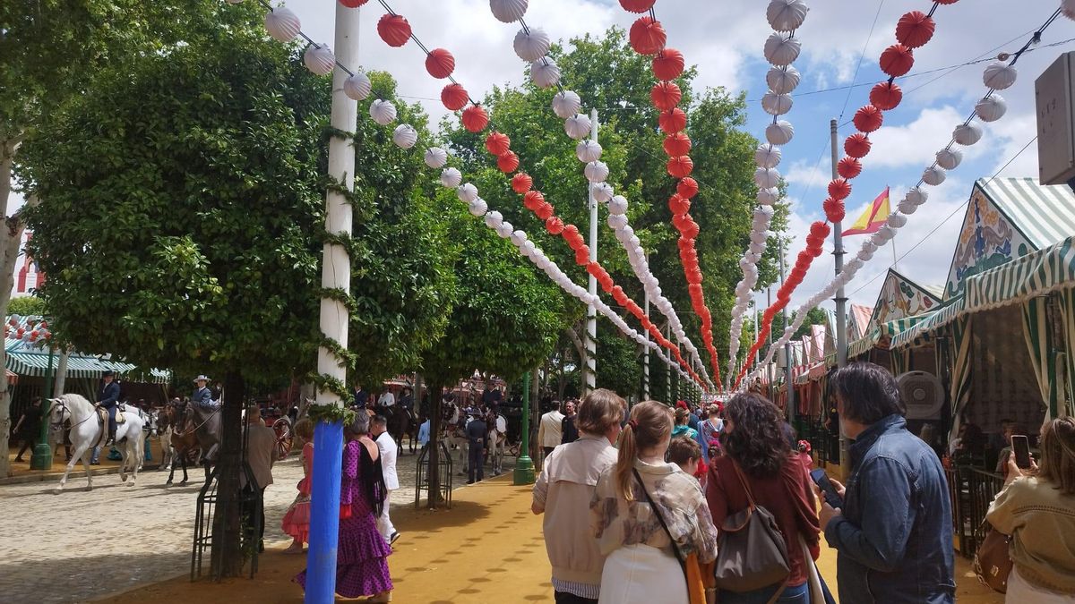 El Real de la Feria este miércoles.