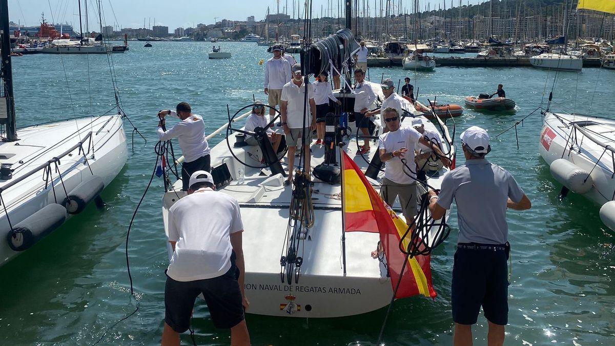 Felipe VI, una tarde en el Náutico.