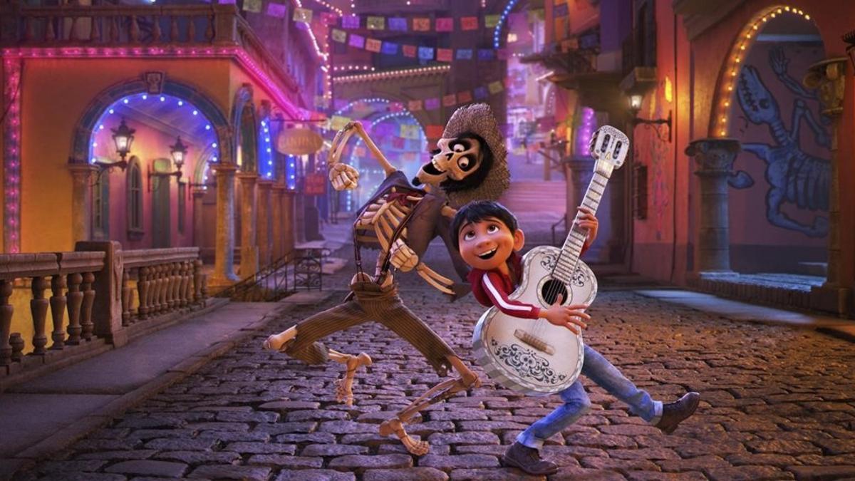 Fotograma de 'Coco', la nueva película de Disney-Pixar que en España se estrena el 1 de diciembre tras reventar la taquilla de México.