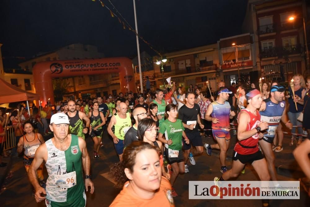 Carrera popular nocturna en Alquerías.