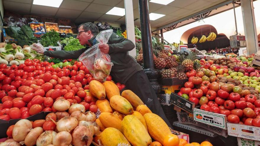 Frutas y verduras en el Mercado de Santa Cruz