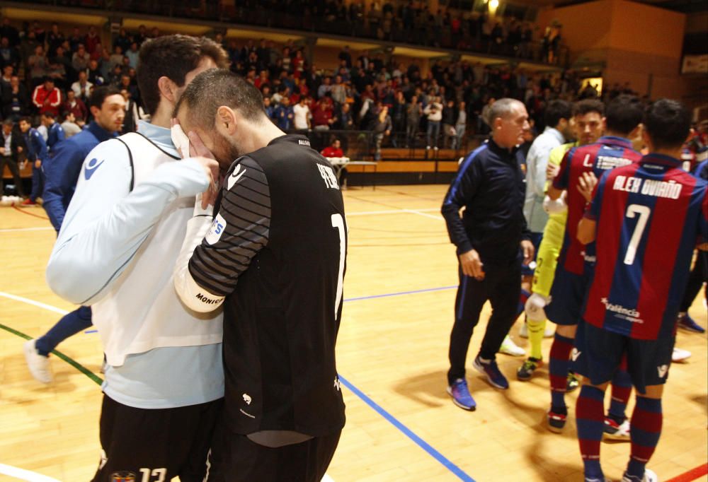 Las mejores imágenes de la victoria del Levante Fútbol Sala en Copa frente al Barça