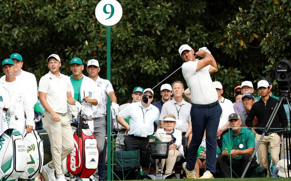 Brooks Koepka firma otra gran jornada en el Masters a la espera de Rahm y el mal tiempo