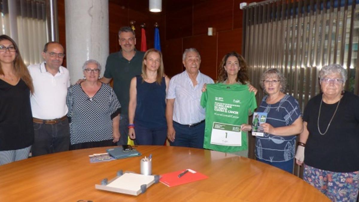 Presentación de la 'Carrera AECC Gavà en Marcha Contra el Cáncer'.