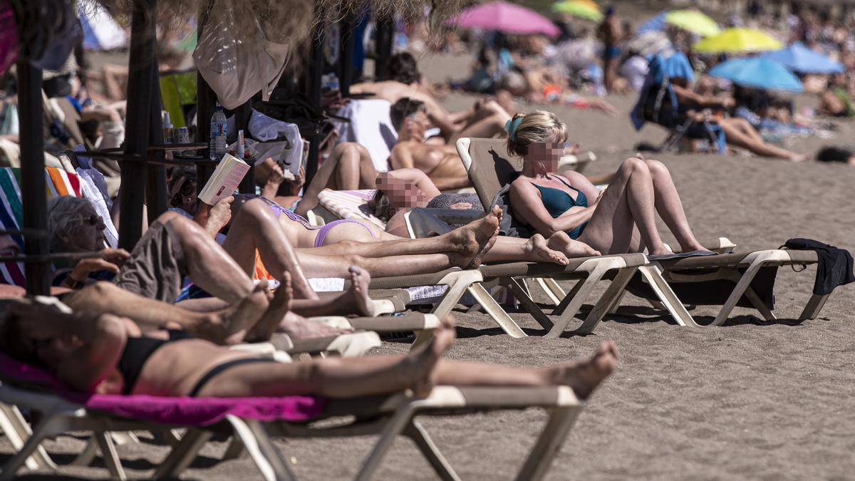 Día de playa en las playas de Málaga