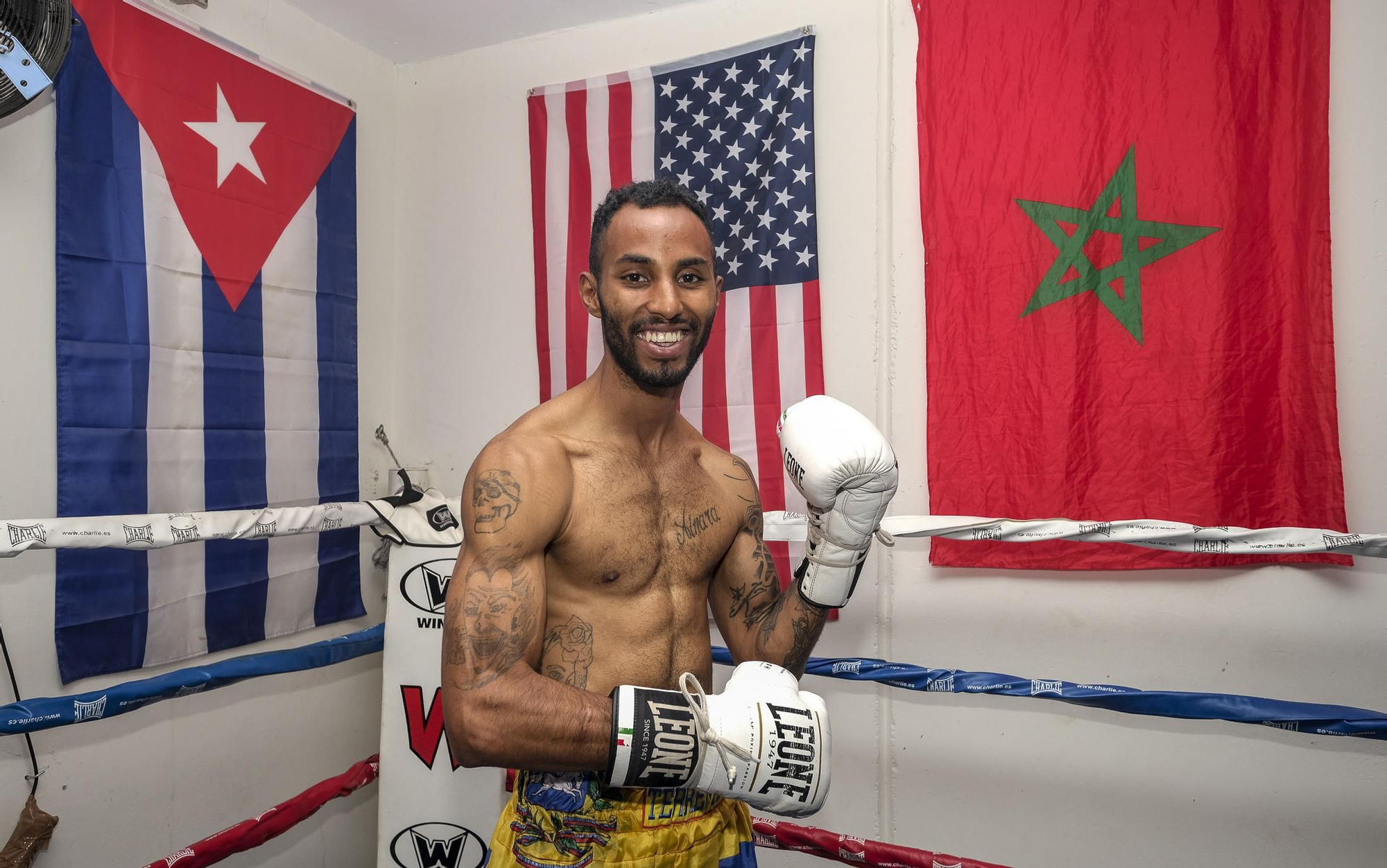 Todo preparado para la velada 'Canarias, Cuna de Campeones'