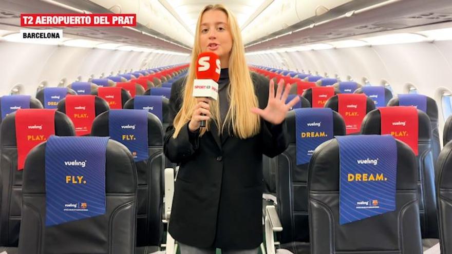 ?As赤 es el avi車n de Vueling del Bar?a femenino para el Cl芍sico!