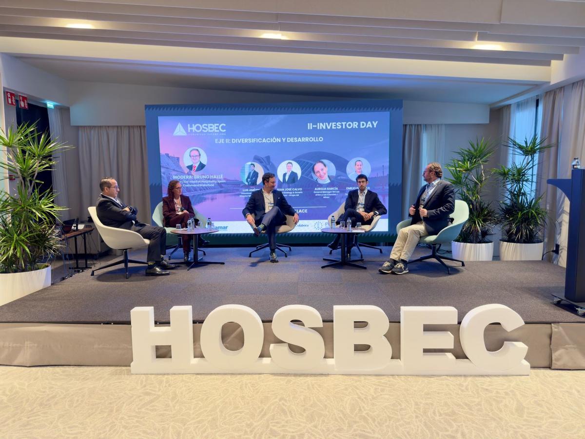Un momento de la jornada Investor Day organizada por Hosbec en València.