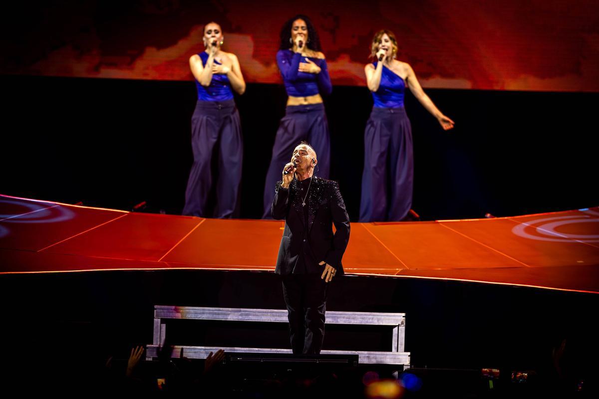 Eros Ramazzotti en el Palau Sant Jordi.