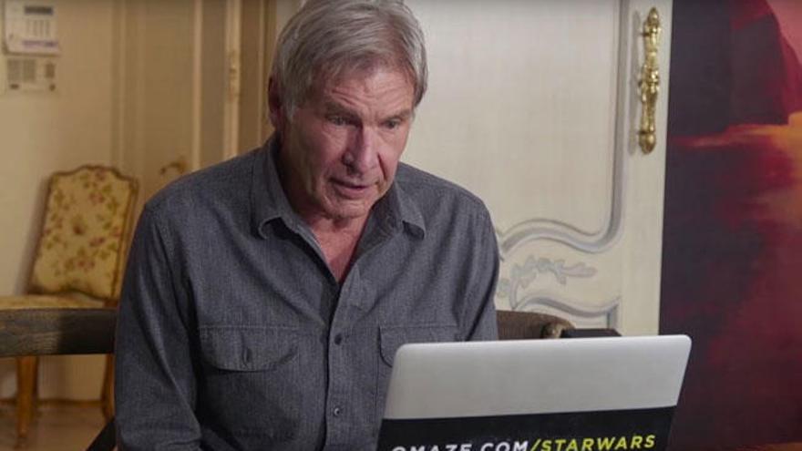 Harrison Ford destripa una escena de &#039;Star Wars VII&#039;.