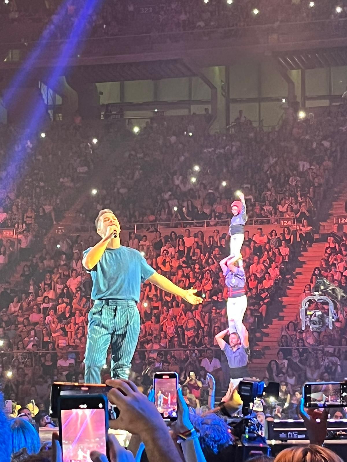 Pedro da Costa al concert d'Eufòria al Palau Sant Jordi