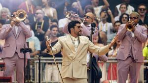 Bad Bunny, en el primer concierto de los 10 que dará en Madrid.
