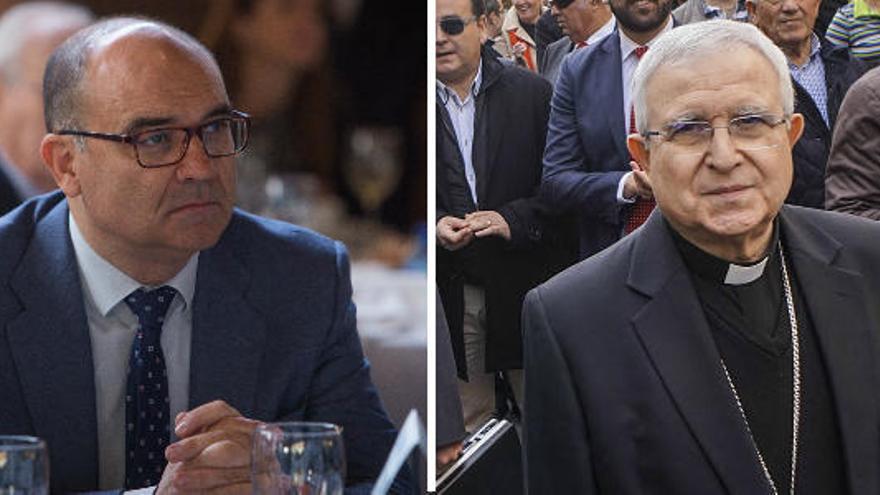 El rector y el obispo abordan el diálogo entre creencias