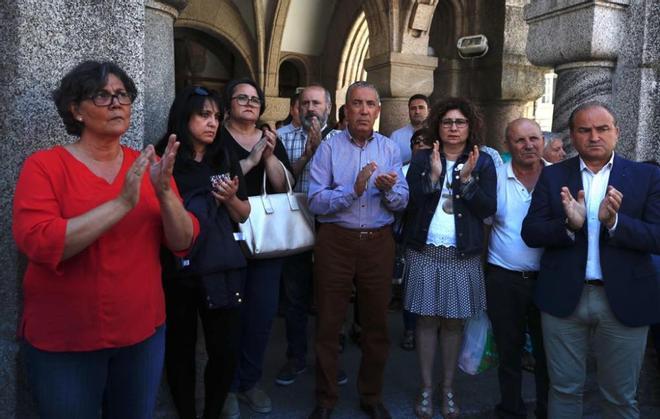 Porriño muestra su repulsa por el crimen machista