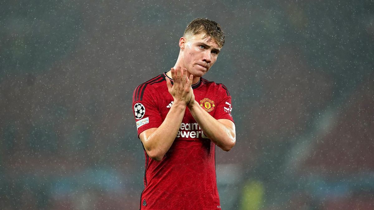 Hojlund en el Manchester United
