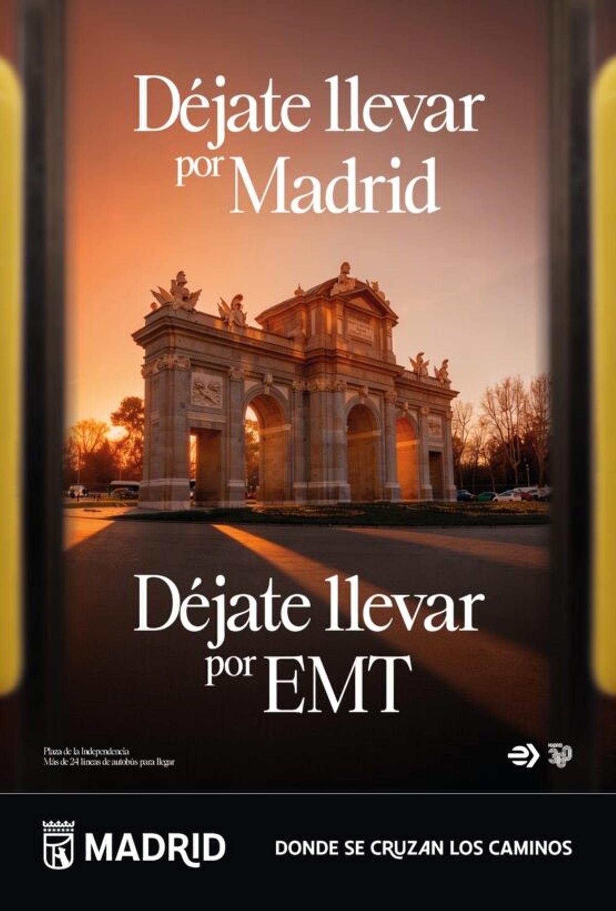 'Déjate Llevar Por Madrid, Déjate Llevar Por EMT', la nueva campaña.