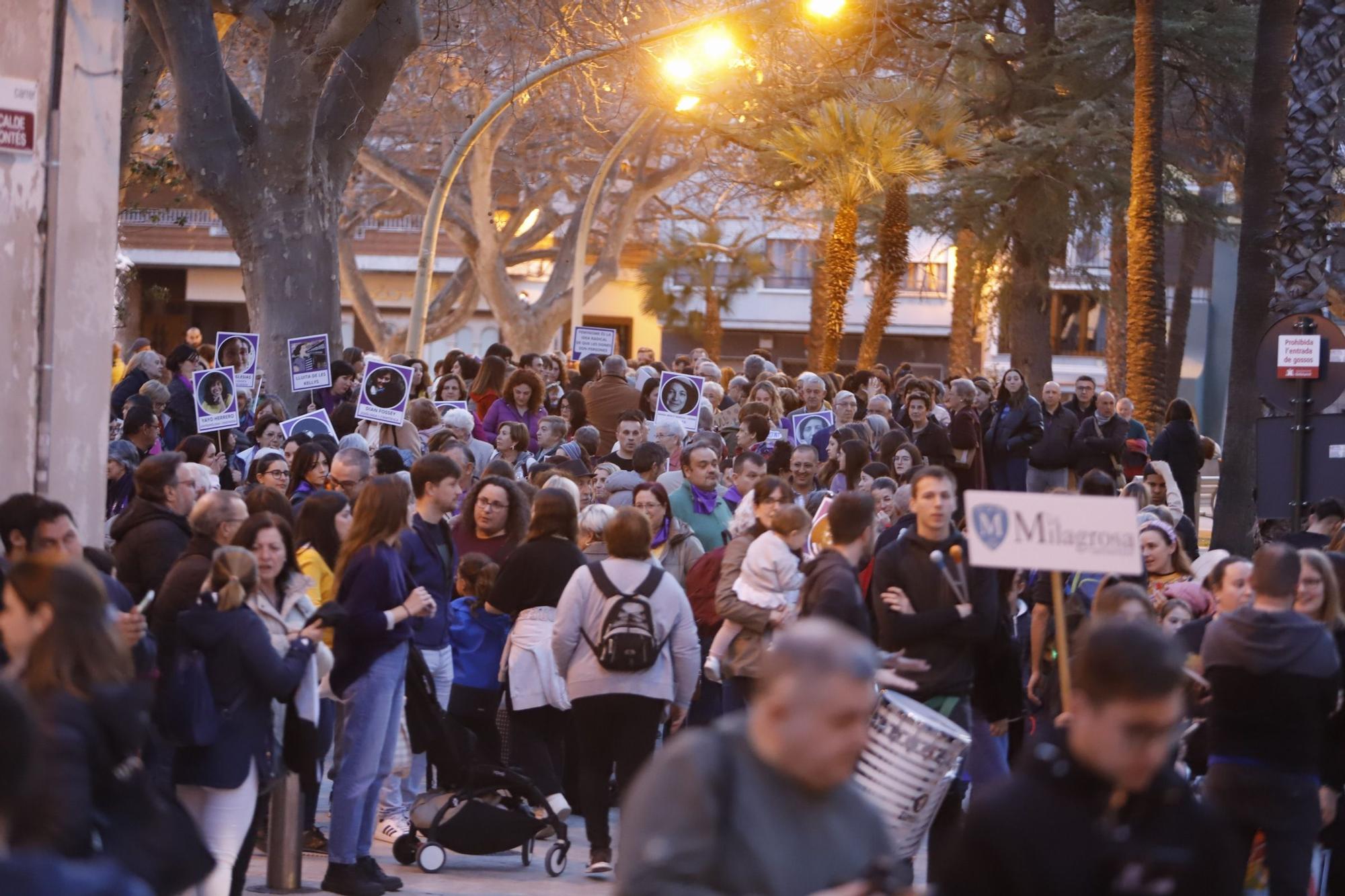 Manifestaciones y actos por el 8M en Ontinyent y Xàtiva