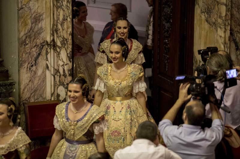 Proclamación de las falleras mayores de València 2020