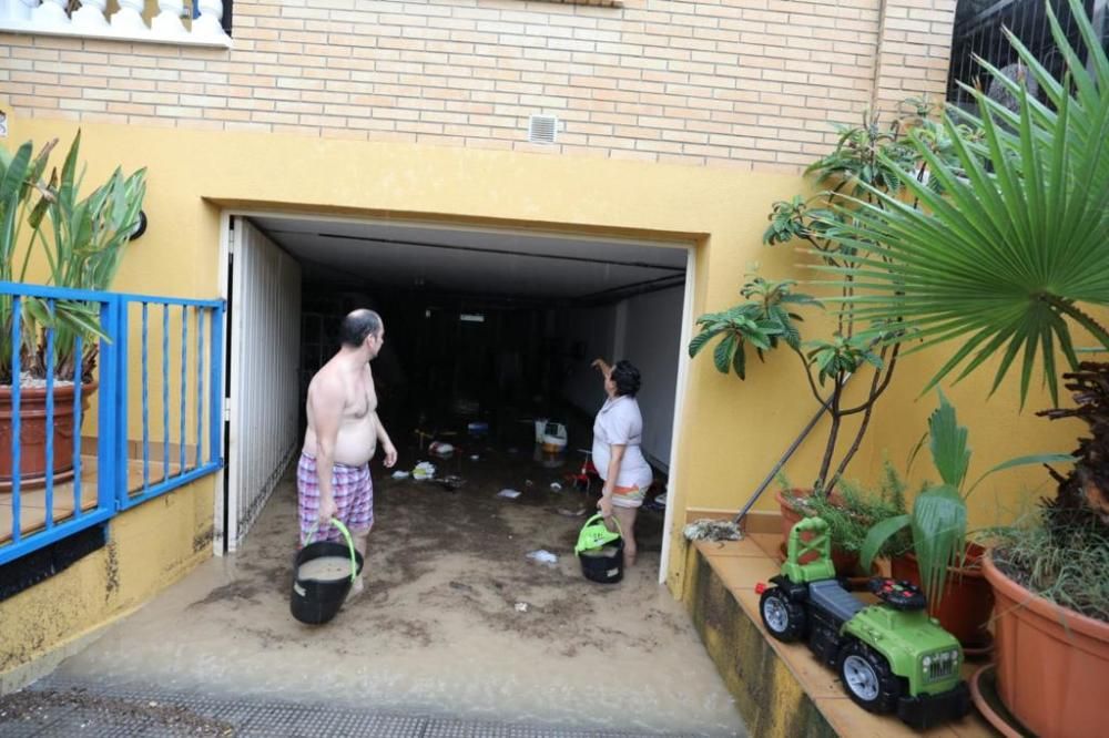 El temporal ha inundado calles, sótanos y garajes.