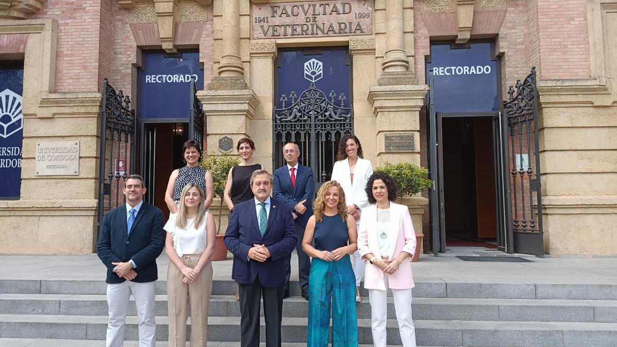 Integrantes de la candidatura que opta a presidir el Colegio de Veterinarios de Córdoba.