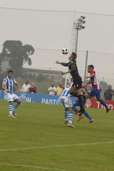 Sporting B - Real Sociedad B, en imágenes