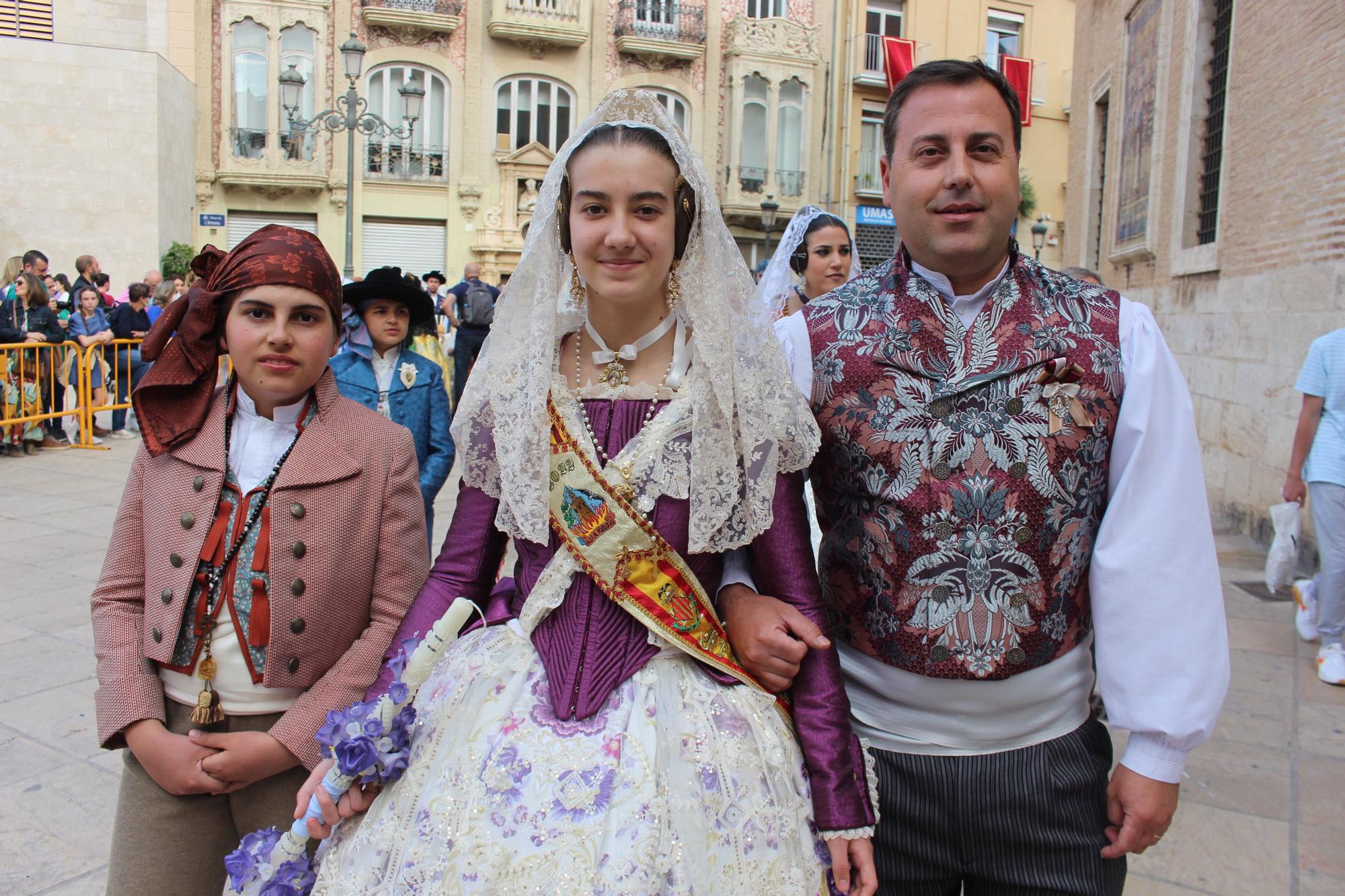 La fuerza de las Fallas en la Procesión de la Virgen (I)