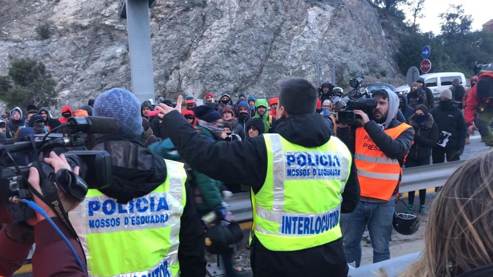 Manifestació a la frontera