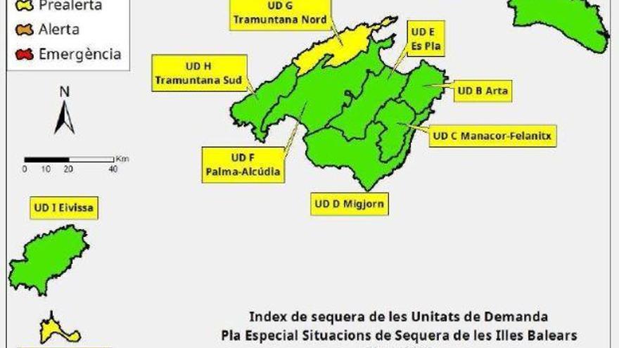 Leichter Rückgang der Wasserreserven auf Mallorca