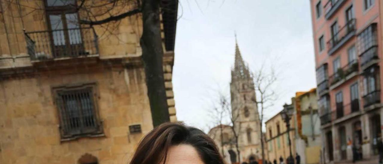 Clara Serra, ayer, en Oviedo.