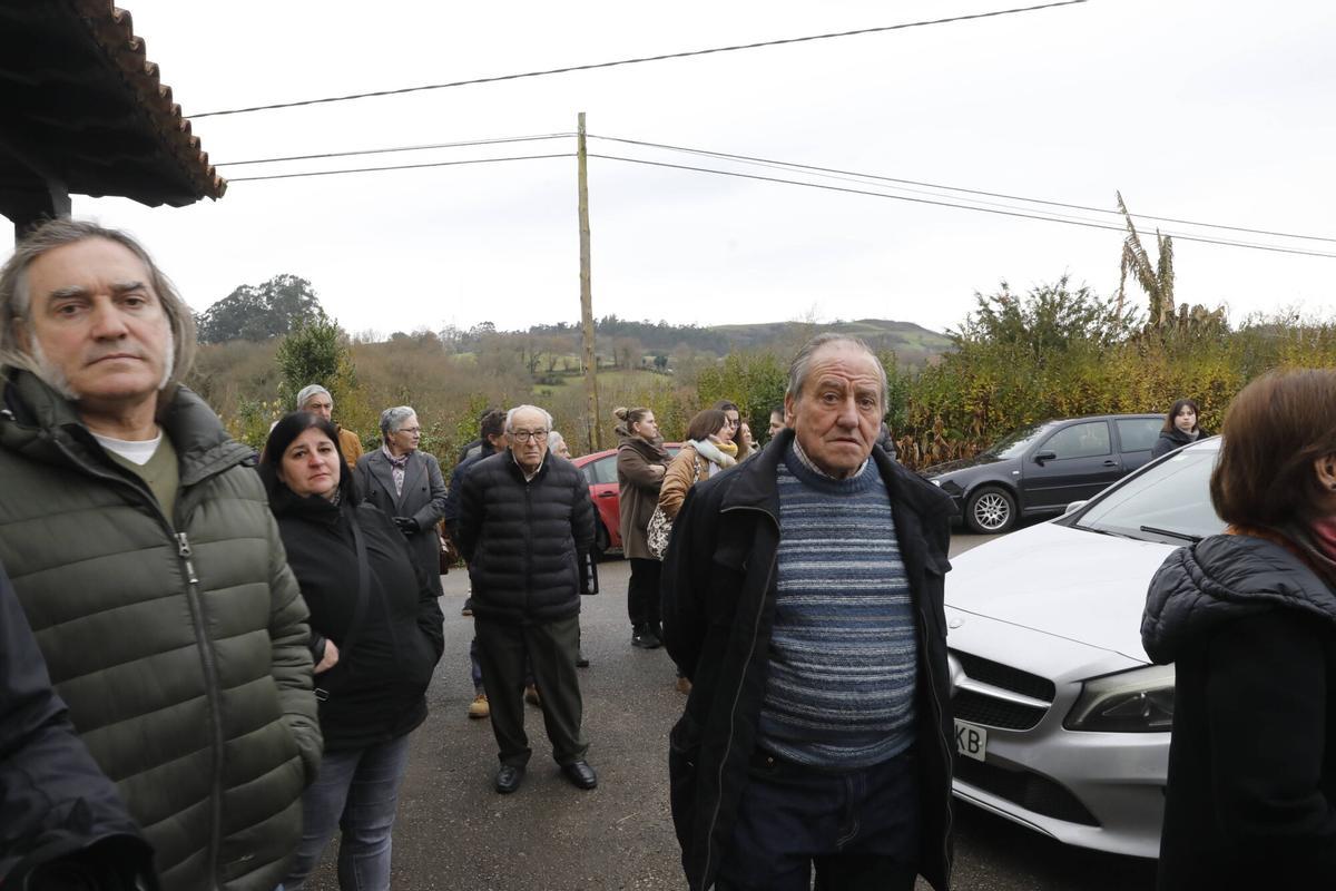 Limanes. Iglesia parroquial Santa María de la O. Funeral Selito