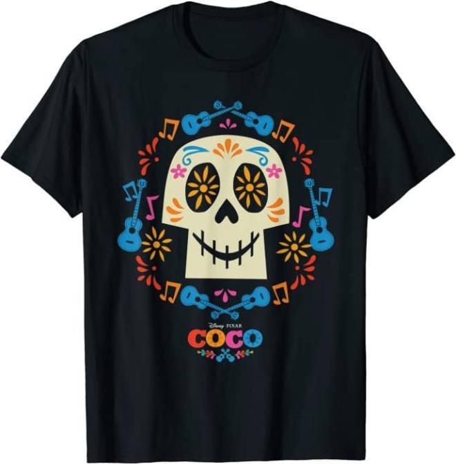 Camiseta de calavera de 'Coco'