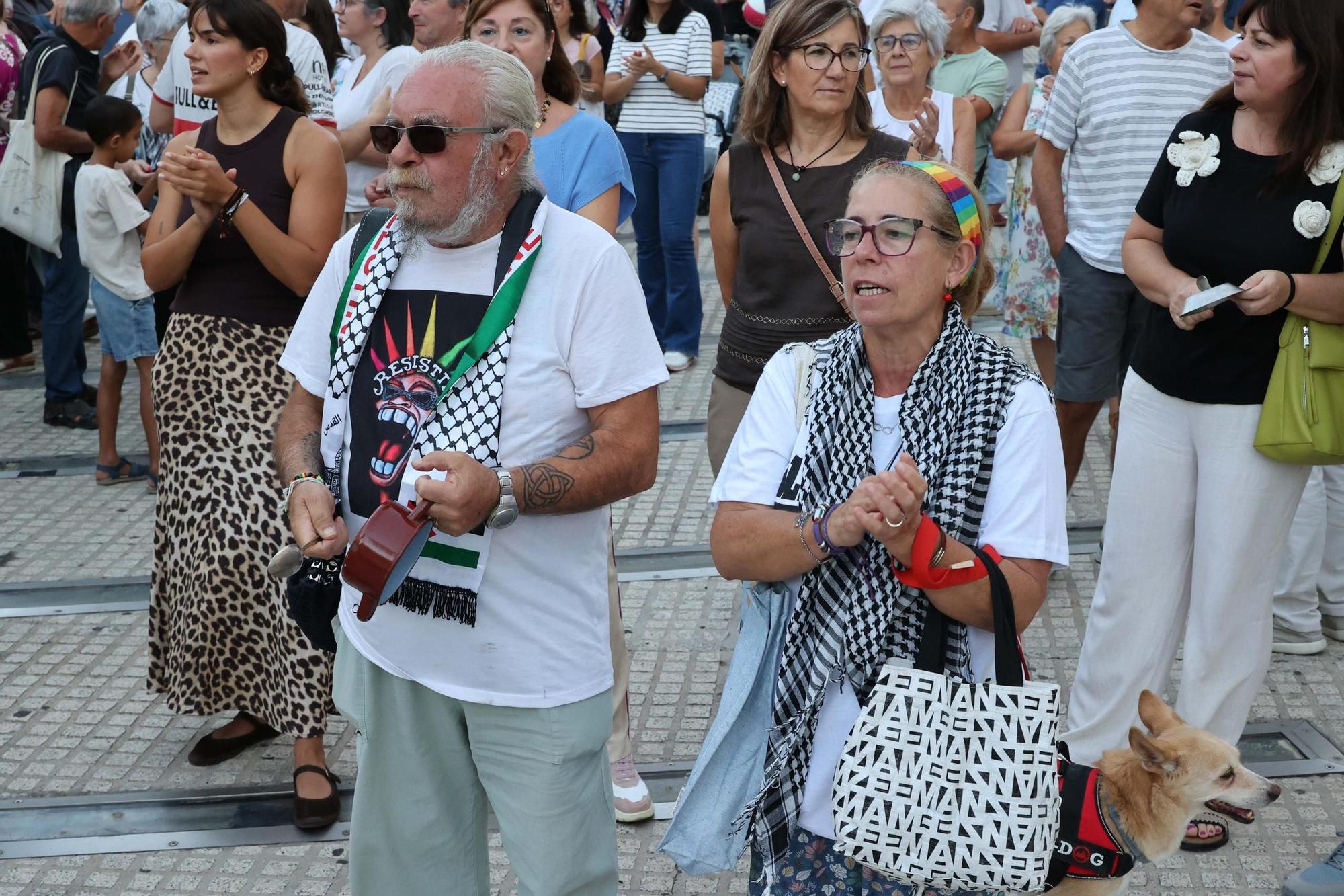 Concentración en Alcoy contra el genocidio en Gaza