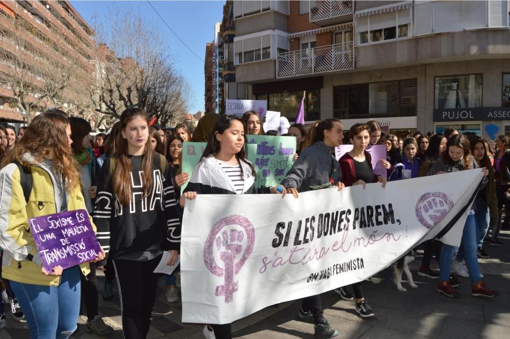 Passacarrers del 8-M a Manresa