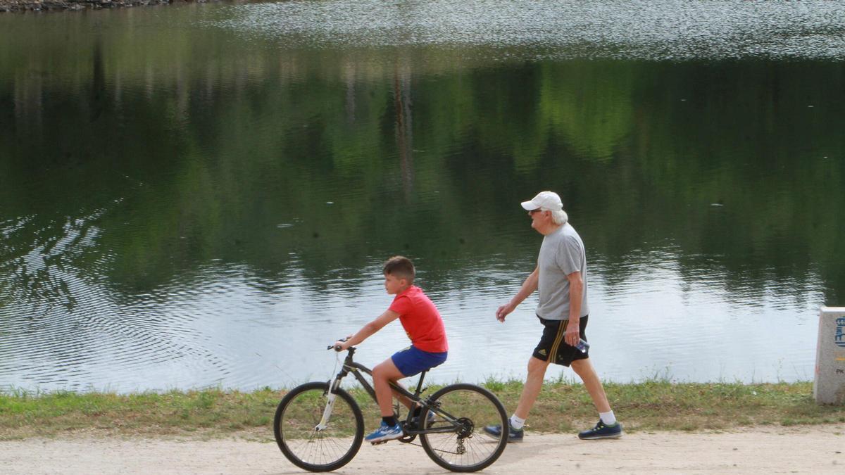 Cachamuíña, un entorno natural en la ribera del río Lonia, en O Pereiro de Aguiar.