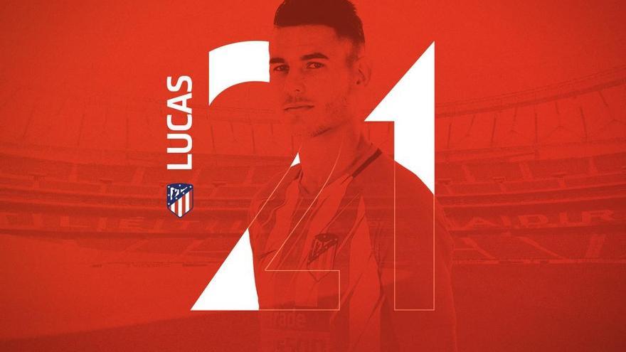 Lucas Hernández vestirá el dorsal 21 de Gameiro en el Atlético de Madrid.