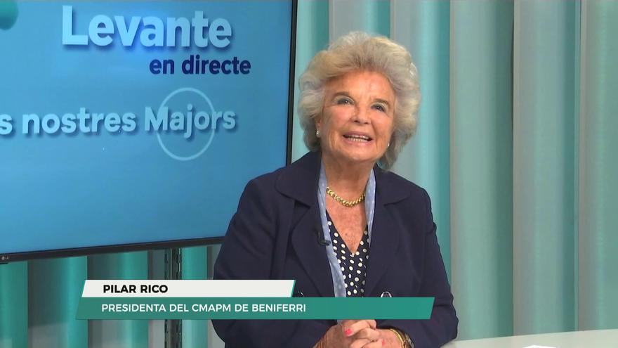 Pilar Rico, una presidenta vocacional para los mayores de Beniferri