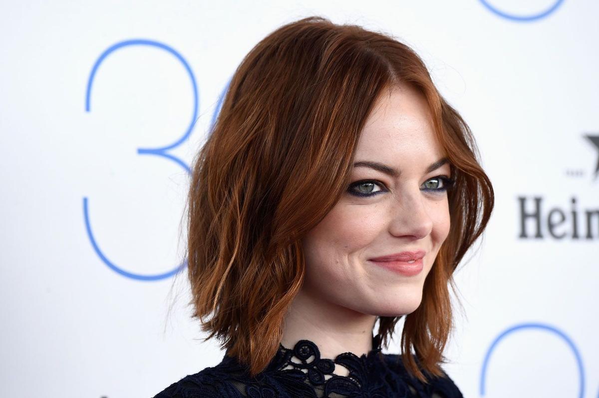 Pelirrojo: Emma Stone