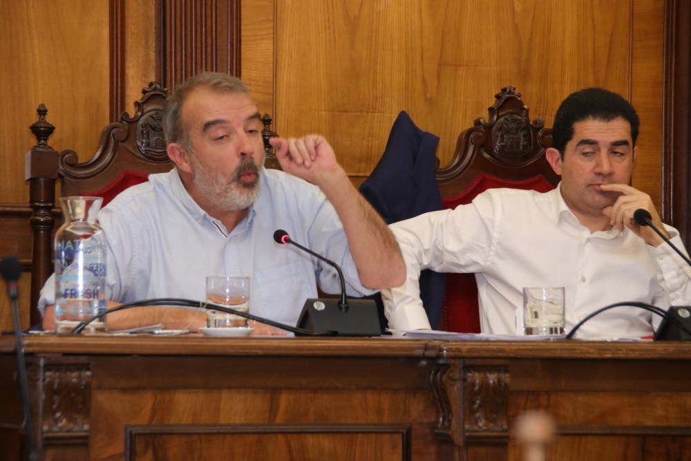 Pleno sobre la gestión del temporal en Alcoy