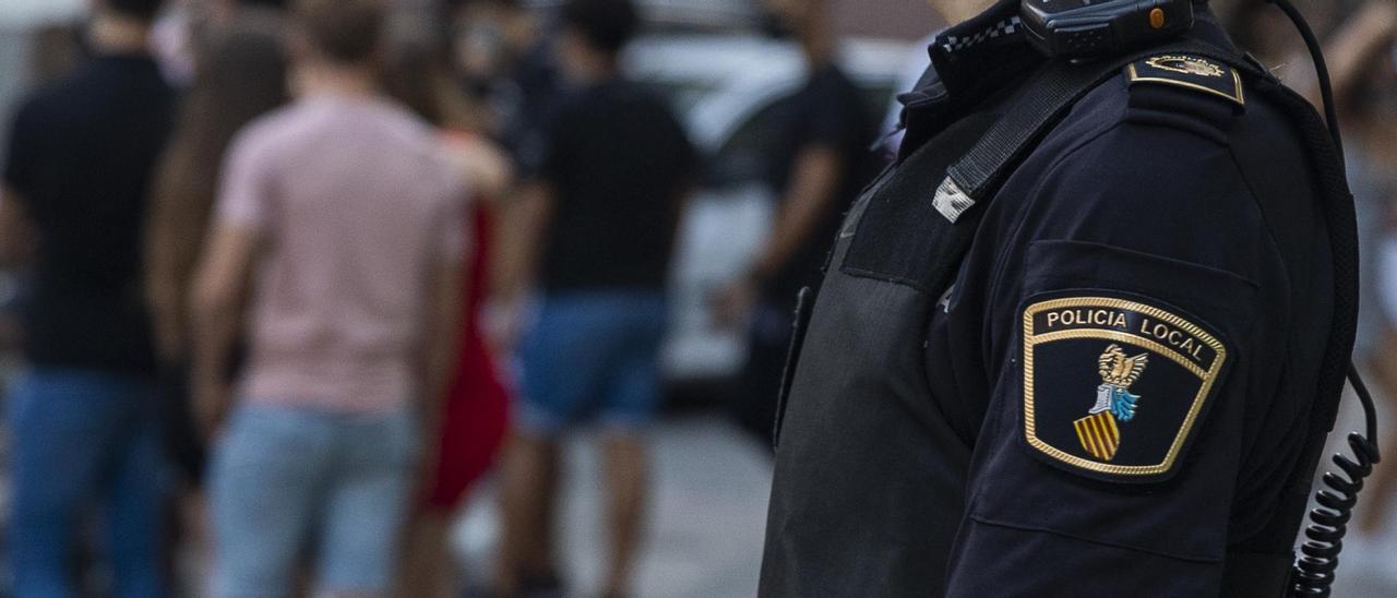Un agente de la Policía Local, en una imagen de archivo