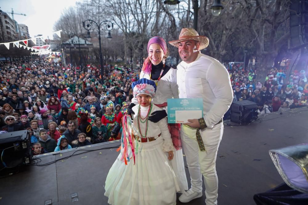 Carnaval en Gijón 2018: entrega de premios a los mejores disfraces.