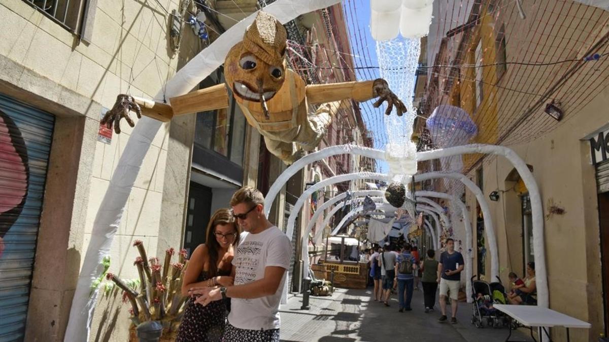 Festa Major de Gràcia. Calle de Mozart