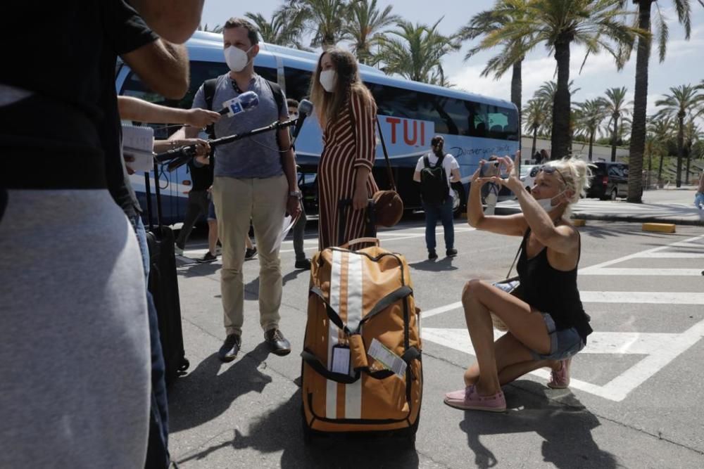 Llegan a Mallorca los primeros turistas alemanes postcoronavirus