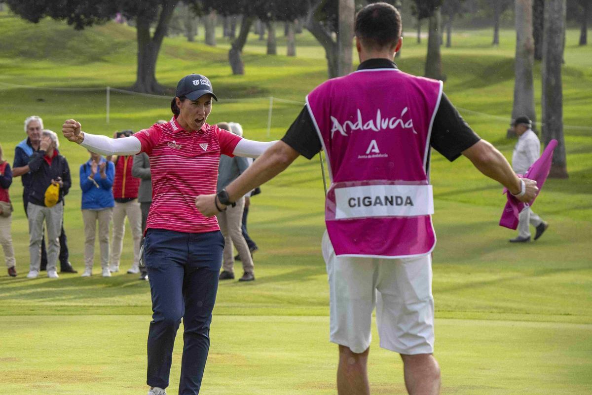 Carlota Ciganda celebra su victoria en 2024 y llega a Guadalhorce dispuesta a repetir el triunfo en Guadalhorce