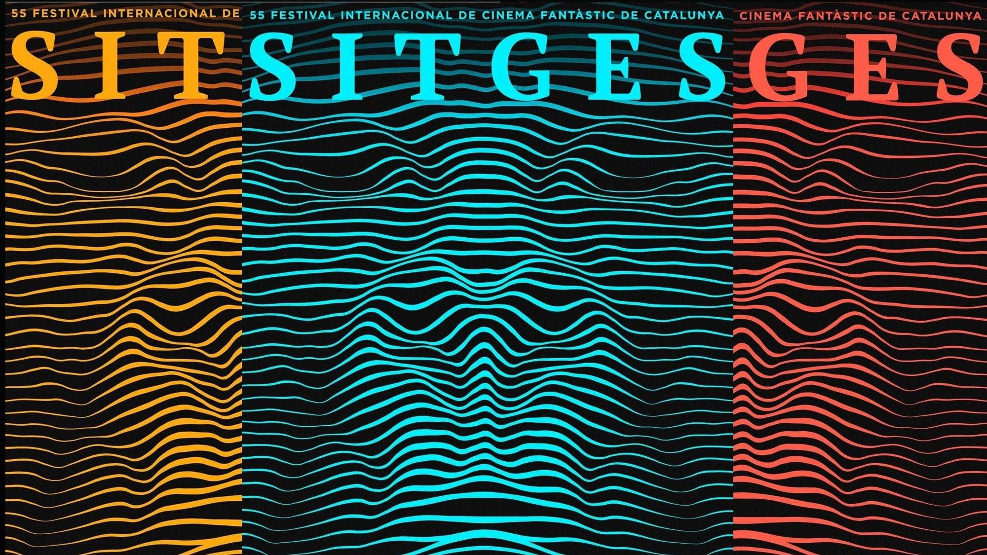 Detalle del cartel oficial de Sitges-2022, dedicado a los 40 años de 'Tron'