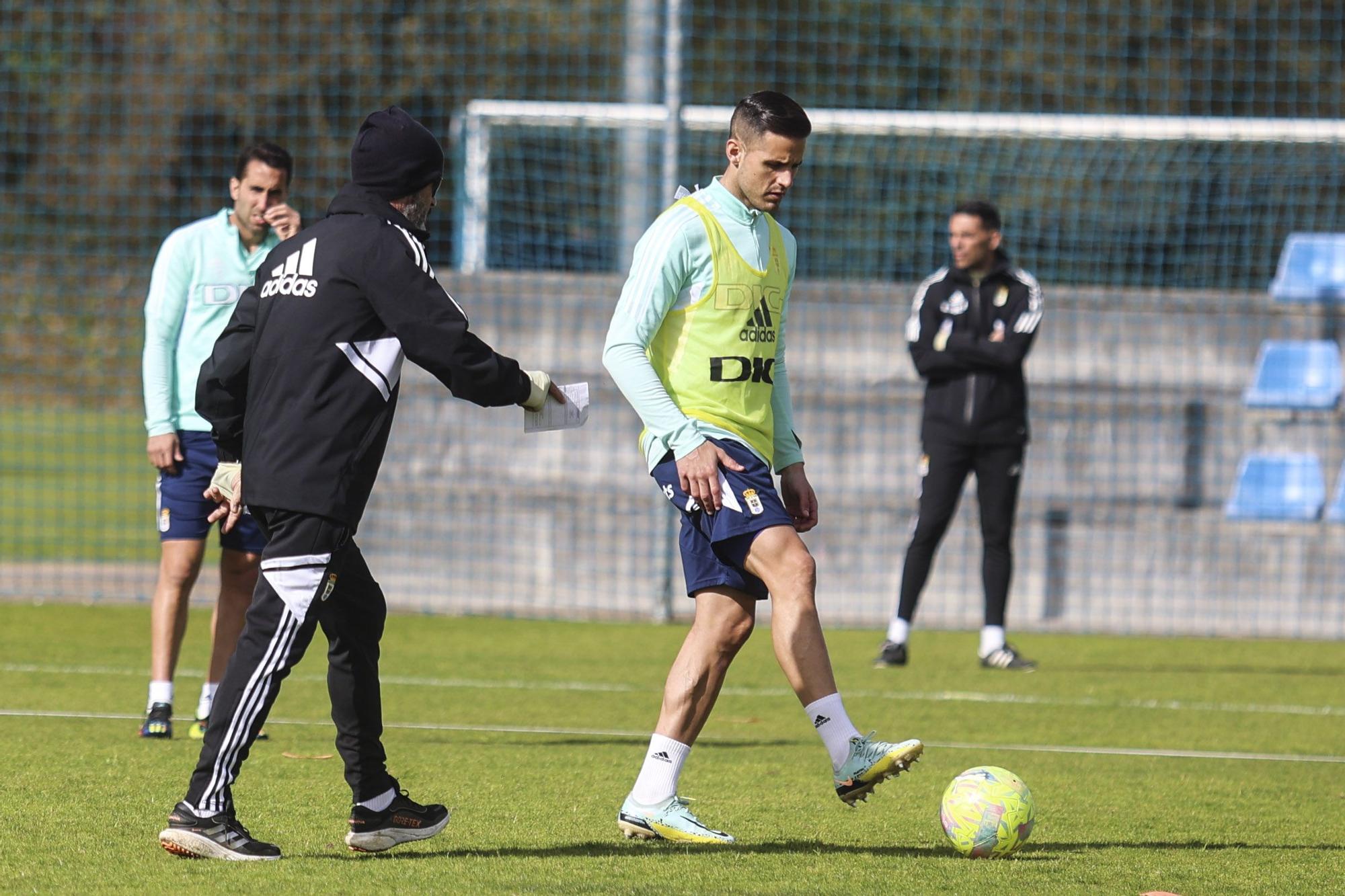 EN IMÁGENES: el entrenamiento del Oviedo