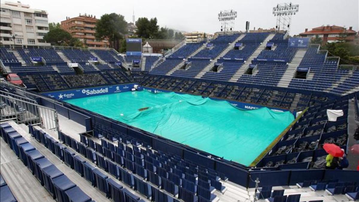 La lluvia ha condicionado el orden de juego de la jornada